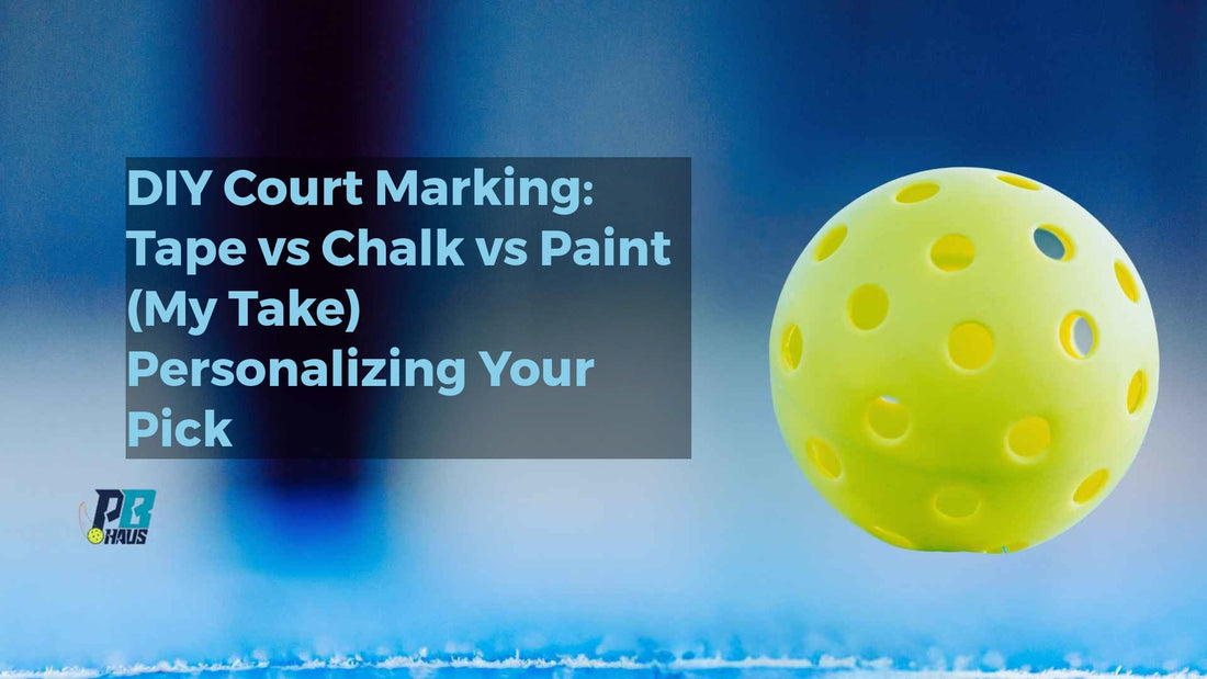 DIY Court Marking: Tape vs Chalk vs Paint (My Take)