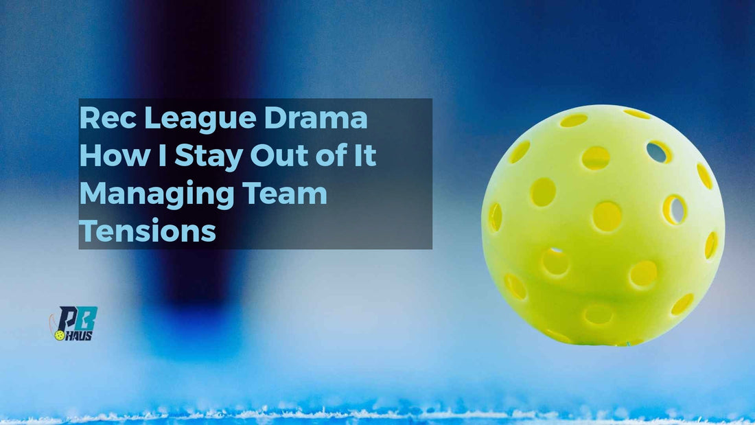 Rec League Drama: How I Stay Out of It
