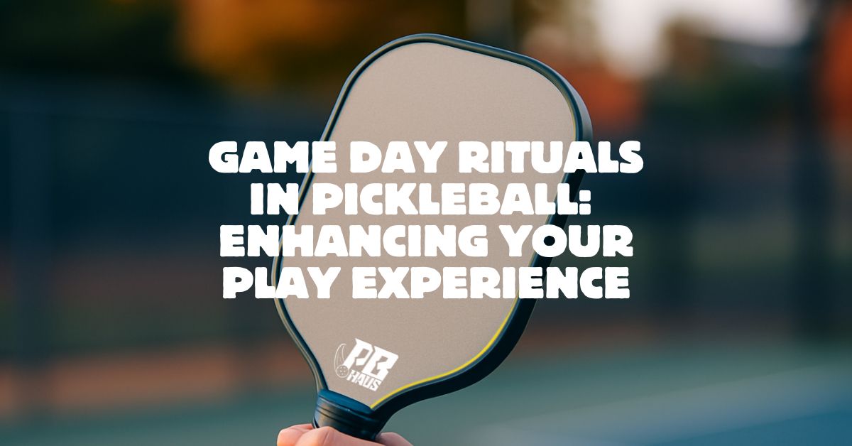 Play Rituals Pickleball Game Day Rituals: Habits to Boost Play & Enjoyment – PB Haus